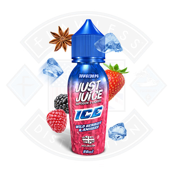 Just Juice Ice Wild Berries and Aniseed 0mg 50ml Shortfill