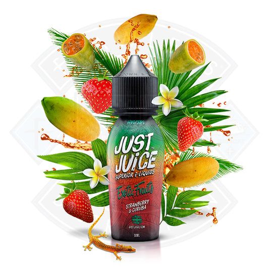 Just Juice Exotic Fruits Strawberry & Curaba 0mg 50ml Shortfill