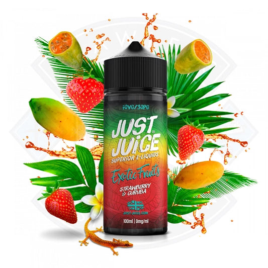 Just Juice Exotic - Strawberry & Curuba 0mg 100ml Shortfill