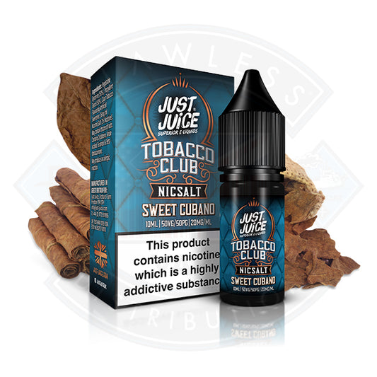 Just Juice Tobacco Club Sweet Cbano Nic Salt 10ml E-Liquid