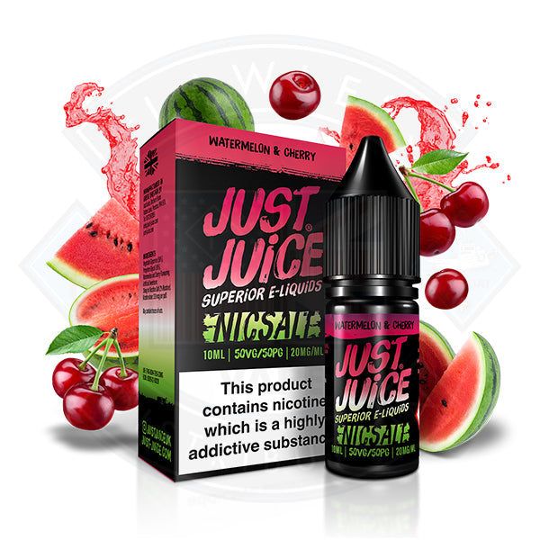 Just Juice Iconic - Watermelon & Cherry Nic Salt 10ml E-Liquid