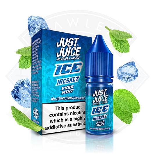 Just Juice Ice Pure Mint Nic Salt 10ml E-Liquid