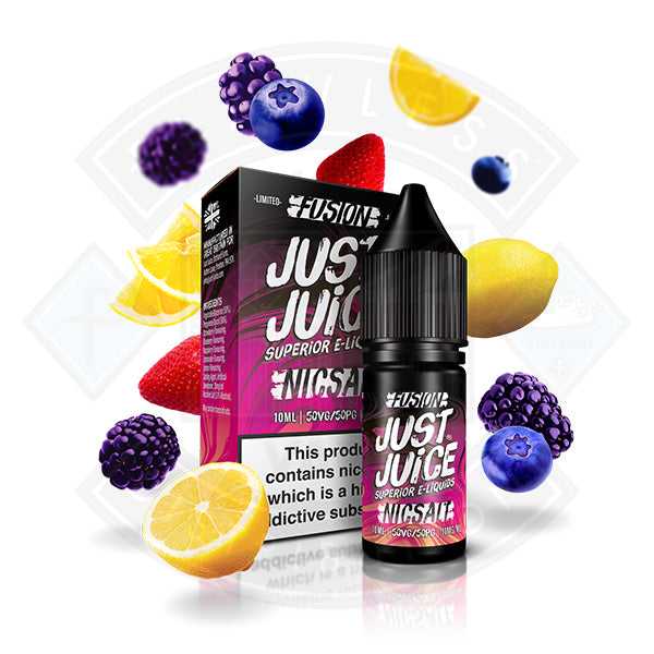 Just Juice Fusion (Berry Burst & Lemonade) Nic Salt 10ml E-Liquid