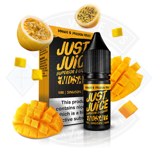 Just Juice Mango Passion Fruit Nic Salt 10ml E-Liquid