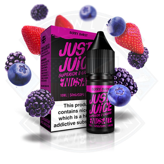 Just Juice Berry Burst Nic Salt 10ml E-Liquid