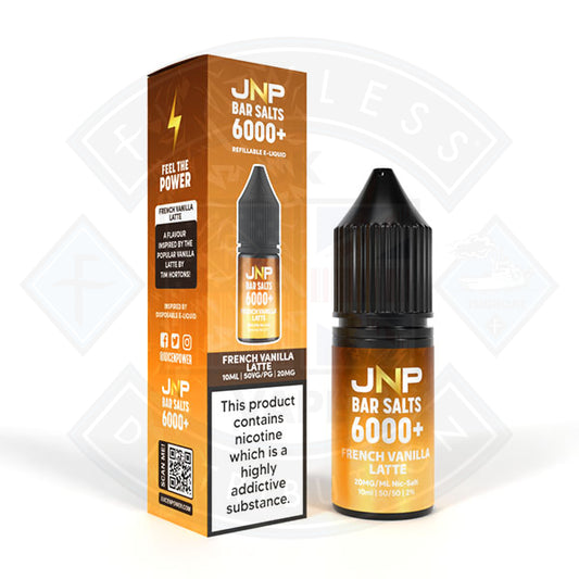 JNP Bar Salt 6000 10ml Vanilla Latte