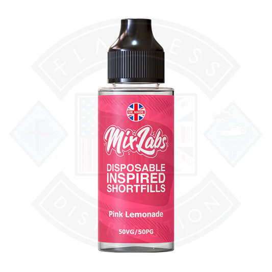 Mix Labs 50/50 - Pink Lemonade 0mg 100ml Shortfill