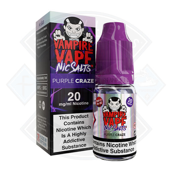 Purple Craze  Nic Salt by Vampire Vape 10ml