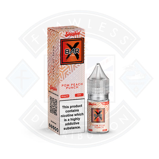 Bar Xtra Nic Salts 10ml Pom Peach Punch by Slushie