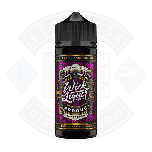 Wick Liquor Ardour Shattered 0mg 100ml Shortfill E-liquid