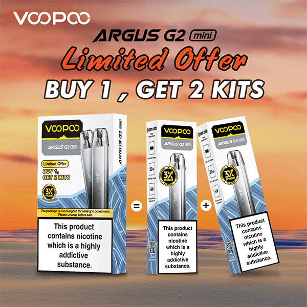 Voopoo Argus G2 Mini Vape Kit - 2 For 1