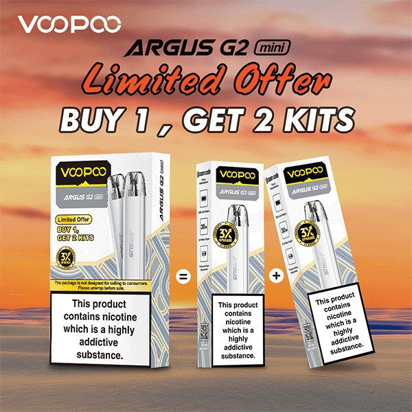 Voopoo Argus G2 Mini Vape Kit - 2 For 1