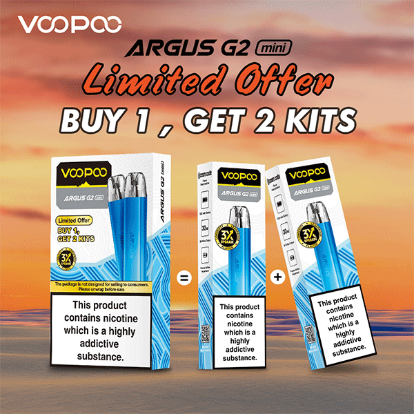 Voopoo Argus G2 Mini Vape Kit - 2 For 1