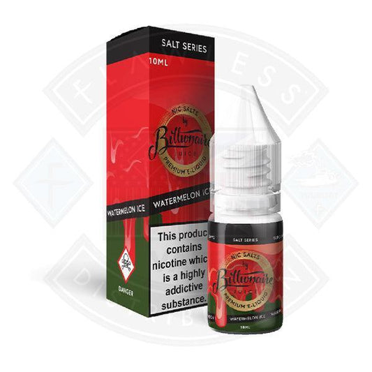 Billionaire Juice Nic Salt - Watermelon Ice 10ml - Flawless Vape Shop