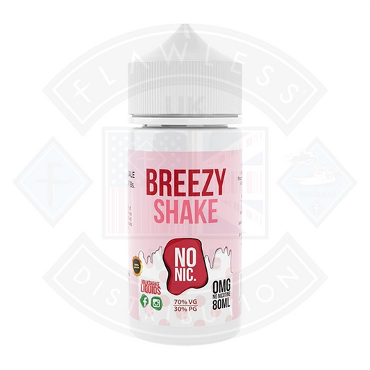 Milkshake Liquids Breezy Shake 0mg 80ml Shortfill