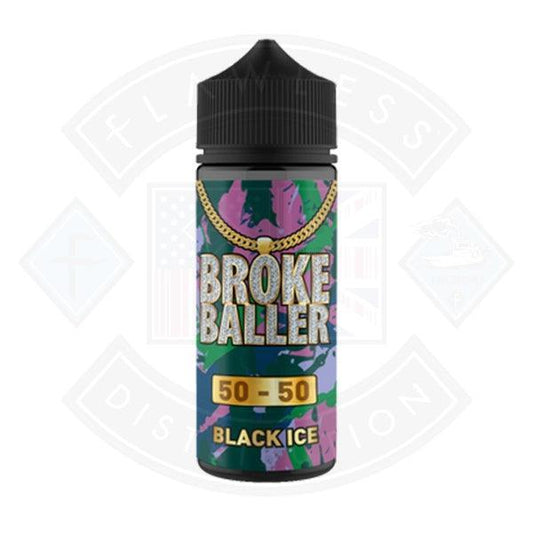 Broke Baller Black Ice 0mg 80ml Shortfill E-Liquid - Flawless Vape Shop