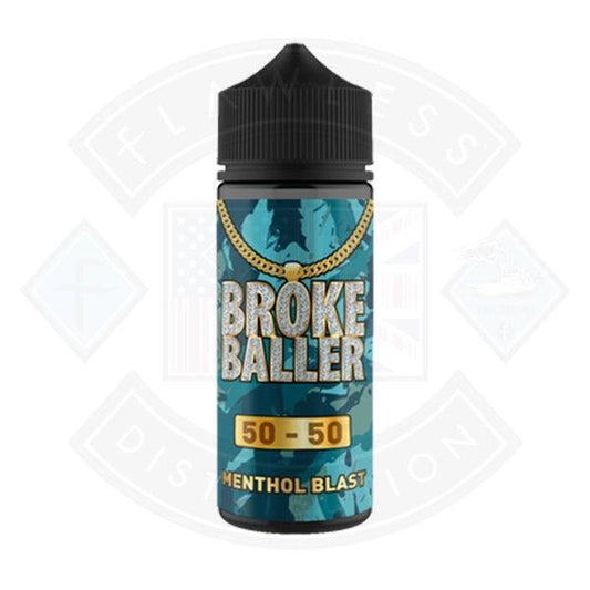 Broke Baller Menthol Blast 0mg 80ml Shortfill E-Liquid - Flawless Vape Shop