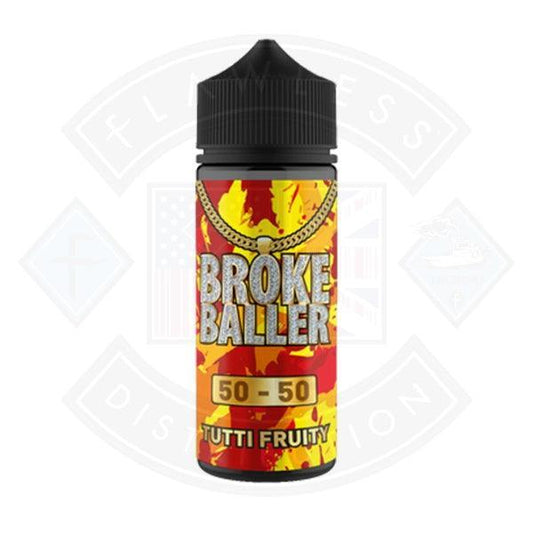 Broke Baller Tutti Fruity 0mg 80ml Shortfill E-Liquid - Flawless Vape Shop