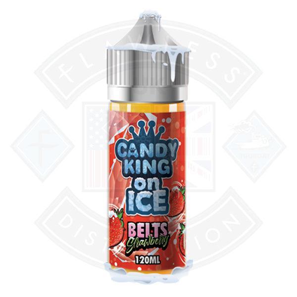 Candy King Belts Strawberry Ice E liquid 100ml Short fill - Flawless Vape Shop