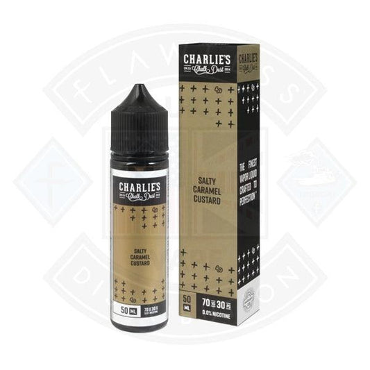 Charlie's Chalkdust Salty Caramel Custard 50ml 0mg shortfill - Flawless Vape Shop