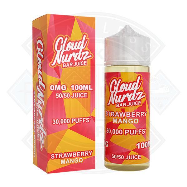 Cloud Nurdz - Strawberry Mango 0mg 100ml Shortfill - Flawless Vape Shop