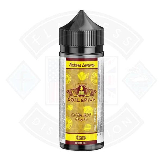 Coil Spill Baker Lemons 0mg 100ml Shortfill - Flawless Vape Shop