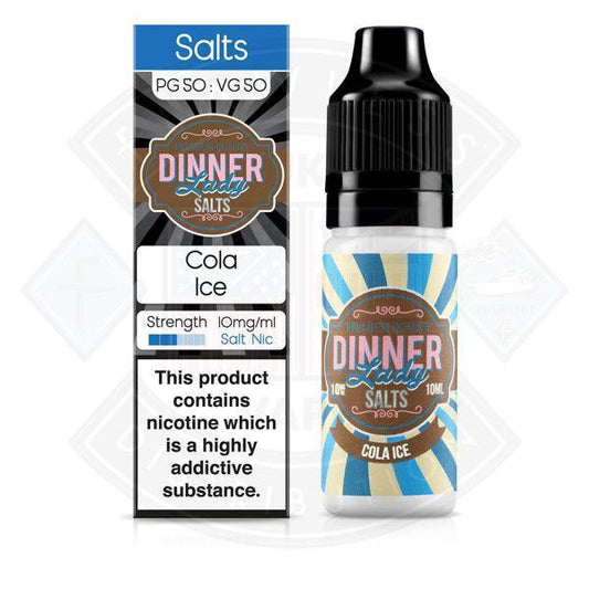 Dinner Lady- Cola Ice Salt Nic 10ml 10mg E-liquid - Flawless Vape Shop