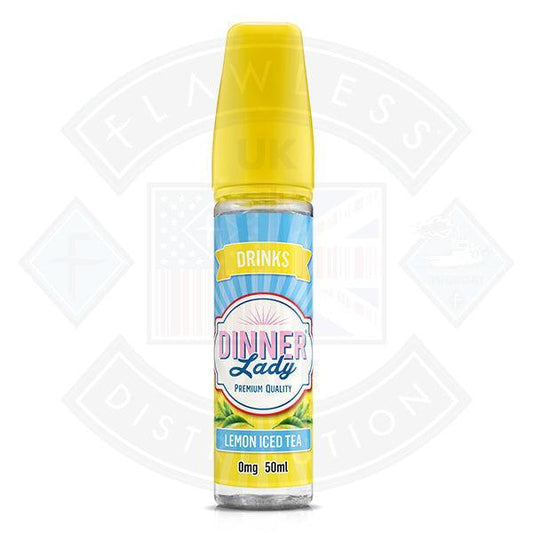 Dinner Lady Drinks - Lemon Iced Tea 0mg 50ml Shortfill - Flawless Vape Shop