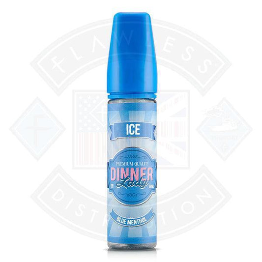 Dinner Lady Ice - Blue Menthol 0mg 50ml Shortfill - Flawless Vape Shop