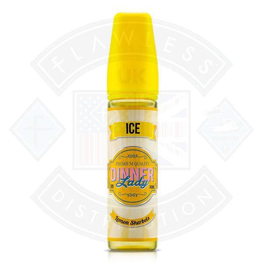 Dinner Lady Ice - Lemon Sherbets 50ml 0mg Shortfill E-liquid - Flawless Vape Shop