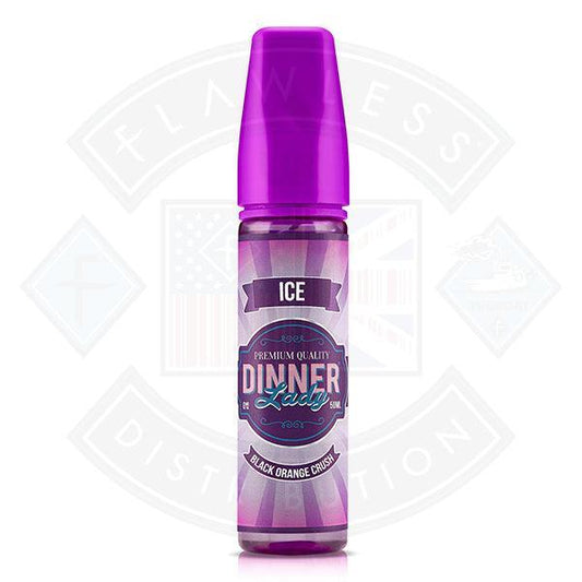 Dinner Lady Ice - Shake N' Vape Black Orange 50ml Shortfill - Flawless Vape Shop