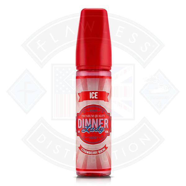 Dinner Lady Ice - Shake N' Vape Strawberry Bikini 50ml Shortfill - Flawless Vape Shop