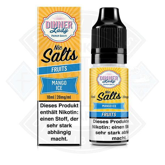 Dinner Lady Nic Salt - Fruits - Mango Ice 10ml - Flawless Vape Shop