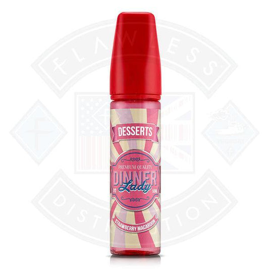 Dinner Lady - Strawberry Macaroon (SPECIAL EDITION) 0mg 50ml Shortfill - Flawless Vape Shop