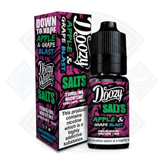 Doozy Salts Apple & Grape Blast 50/50 10mg 10ml e-liquid - Flawless Vape Shop