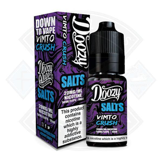 Doozy Salts Vimto Crush 50/50 10mg 10ml e-liquid - Flawless Vape Shop