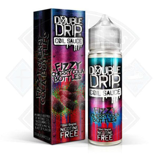 Double Drip Fizzy Cherry Cola Bottles 0mg 50ml Shortfill - Flawless Vape Shop