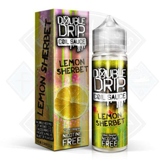 Double Drip Lemon Sherbet 0mg 50ml Shortfill - Flawless Vape Shop