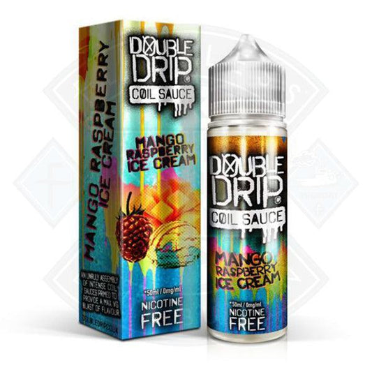 Double Drip Mango Raspberry Ice Cream 0mg 50ml Shortfill - Flawless Vape Shop