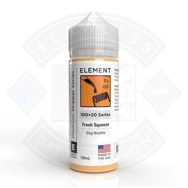 Element Eliquid Fresh Squeeze 0mg 100ml Shortfill - Flawless Vape Shop