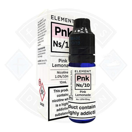 Element Eliquid Pink Lemonade Nic Salt 10ml - Flawless Vape Shop