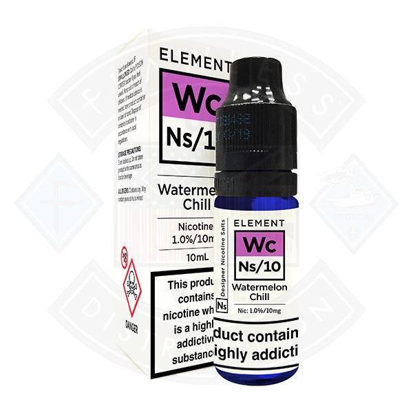 Element Eliquid Watermelon Chill Salt 10ml - Flawless Vape Shop