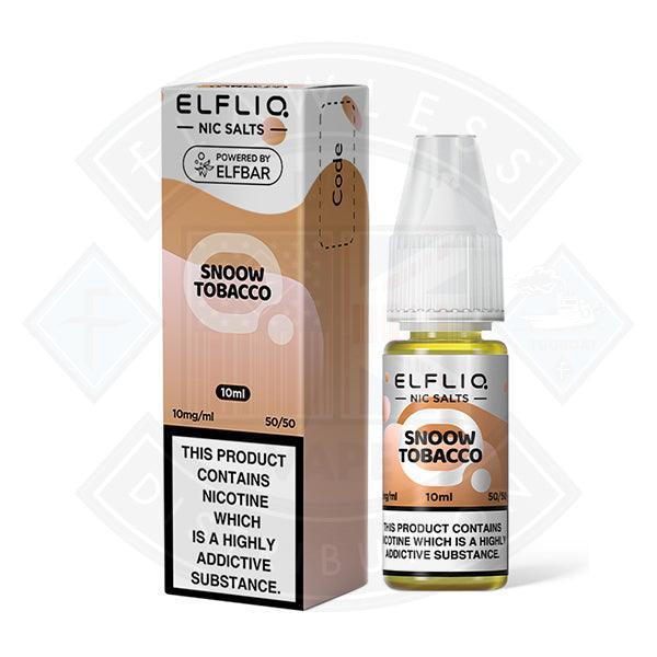 Elf Bar ELFLIQ Snoow Tobacco Nic Salt 10ml - Flawless Vape Shop