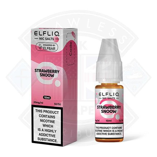 Elf Bar ELFLIQ Strawberry Strawberry Snoow Nic Salt 10ml - Flawless Vape Shop