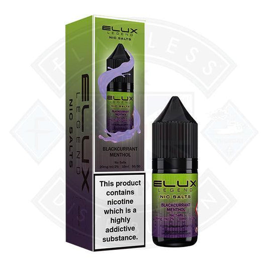 Elux Legend Nic Salt - Blackcurrant Menthol 10ml - Flawless Vape Shop