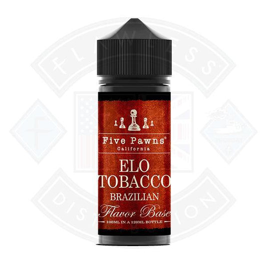 Five Pawns - Elo Tobacco Brazilian 0mg 100ml Shortfill - Flawless Vape Shop