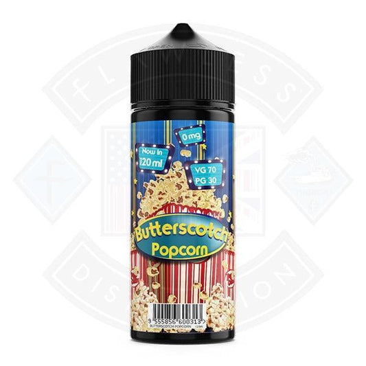 Fizzy Butterscotch Popcorn 0mg 100ml Shortfill E-liquid - Flawless Vape Shop