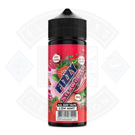 Fizzy Strawberry 0mg 100ml Shortfill E-liquid - Flawless Vape Shop