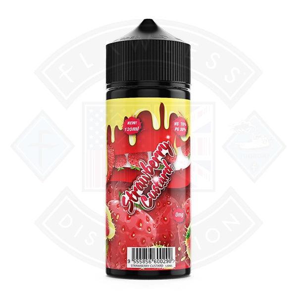 Fizzy Strawberry Custard E liquid 100ml Short fill - Flawless Vape Shop