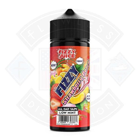 Fizzy Strawberry Peach 0mg 100ml Shortfill - Flawless Vape Shop